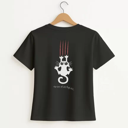 Black t-shirt | The art of letting go