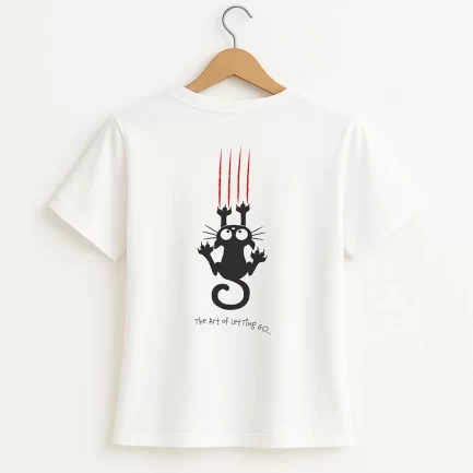 White t-shirt | The art of letting go